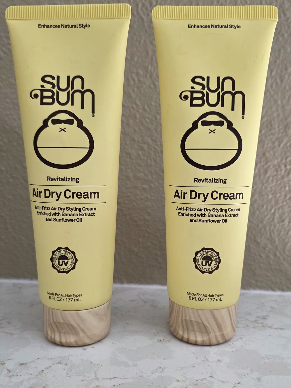 NEW Sun Bum Revitalizing Air Dry Cream - 6 Fl Oz - Pack Of 2